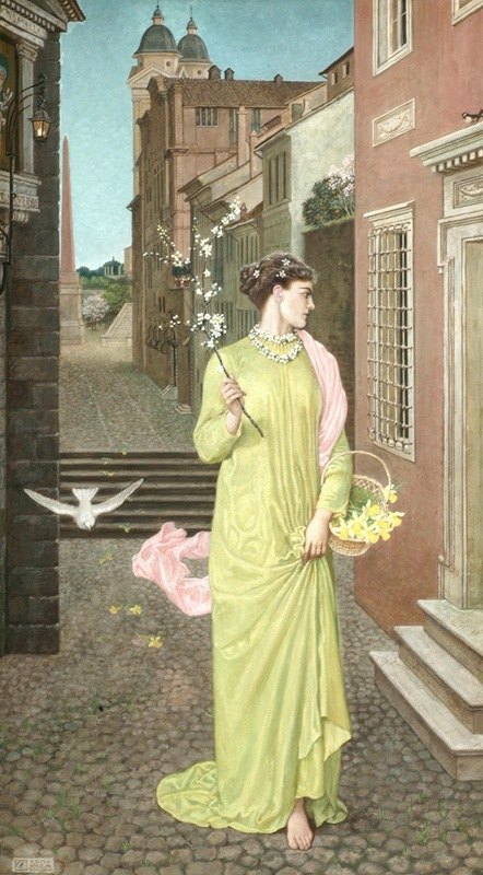 A Herald of Spring (1872) -
