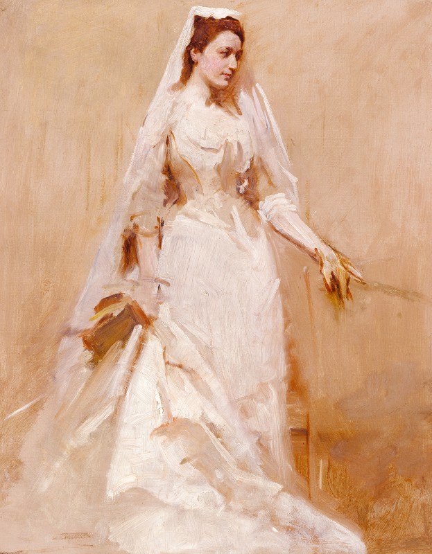 `A Bride (ca. 1895) -