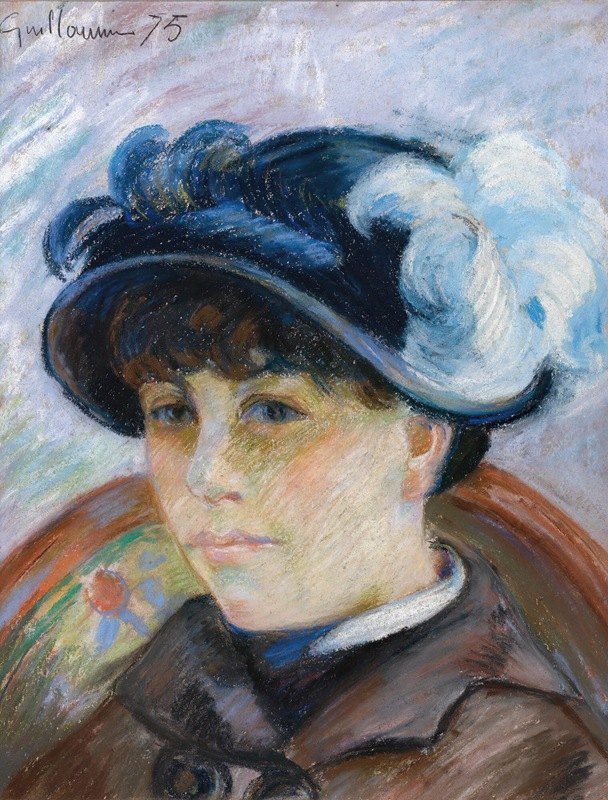 `Portrait De Jeune Femme (1875) -