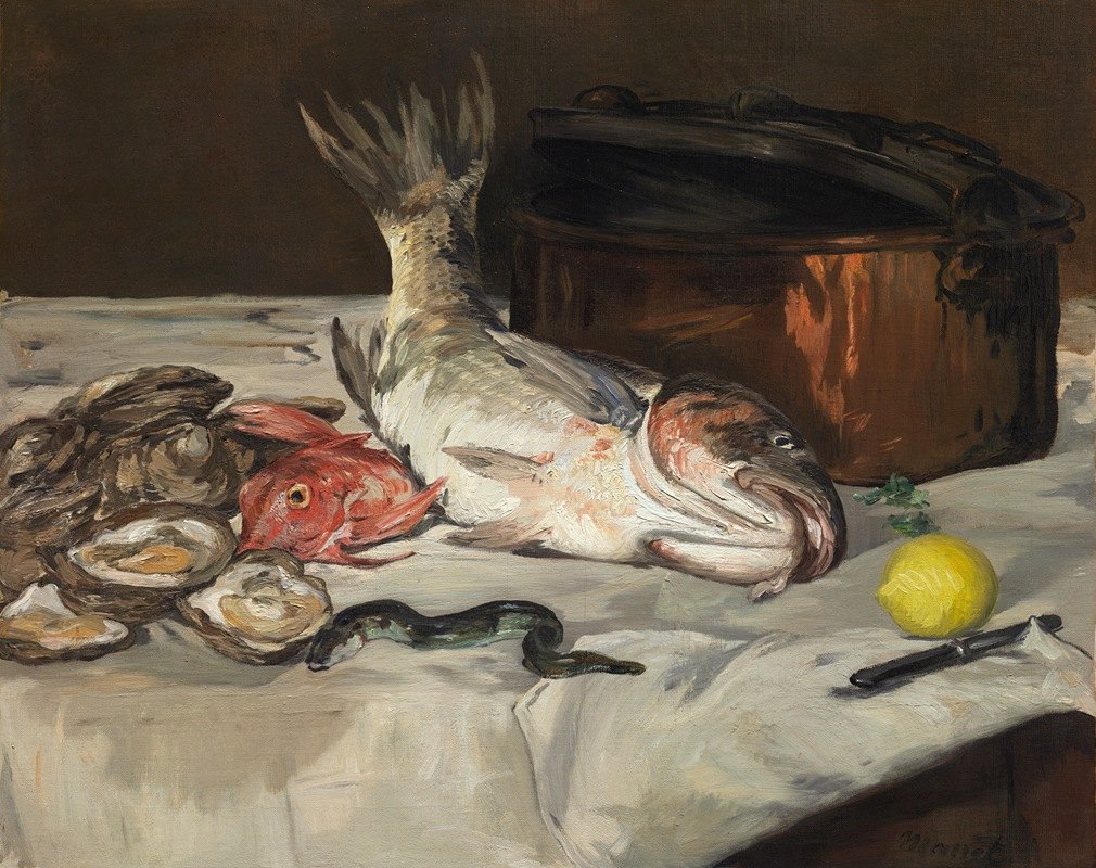 `Fish (Still Life) (1864) -