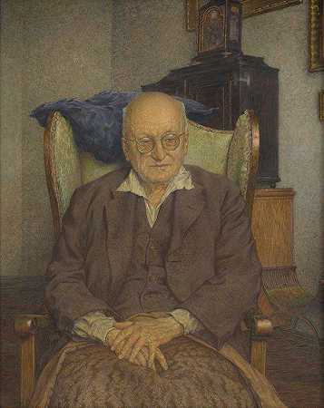 亚历山大德维斯·格尔兹，麦克尔`Alexander Demetrius Goltz, Maler (1942) by Leopold Blauensteiner