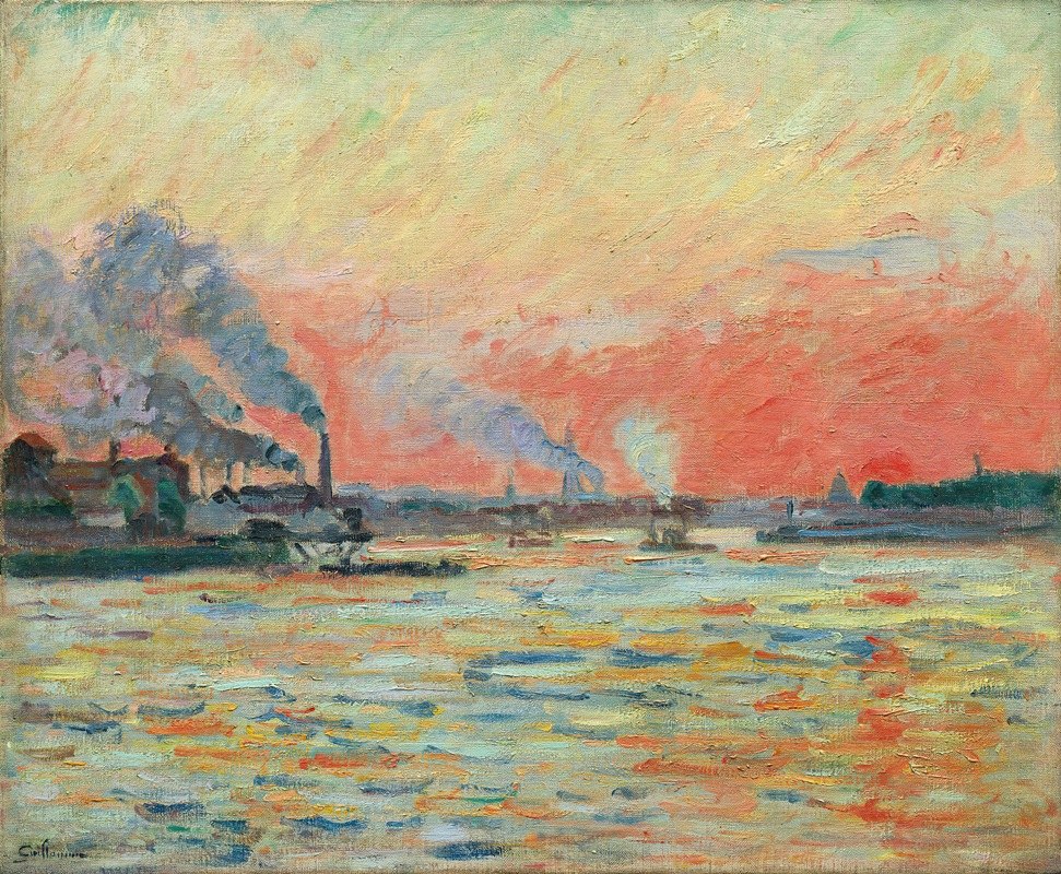 `Confluent de la Seine et de la Marne à Ivry (1889) -