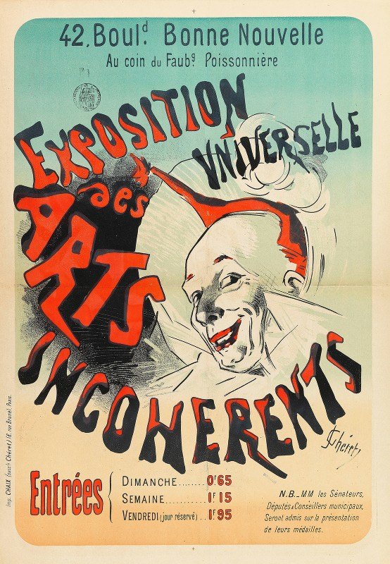 `Exposition Universelle Des Arts Incoherents (1889) -