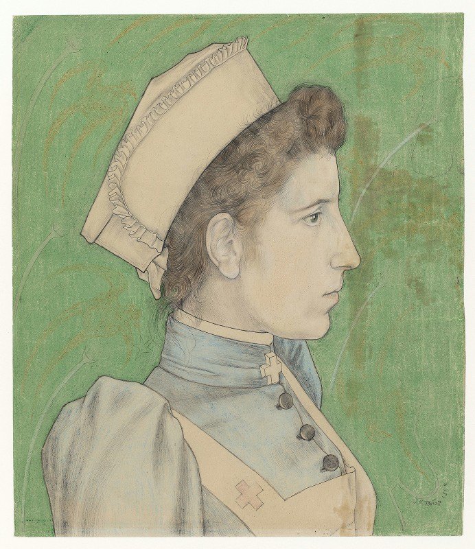 `Portrait of Nurse Nelly (1894) -