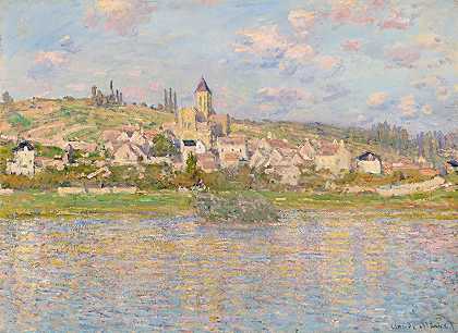 veheuil.`Vétheuil by Claude Monet