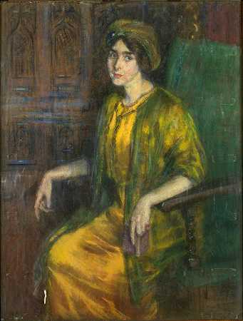Laura Dreyfus Barney.`Laura Dreyfus Barney (1911) by Alice Pike Barney