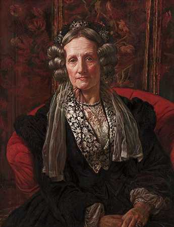 乔治·沃尔夫人`Mrs. George Waugh (1868) by William Holman Hunt