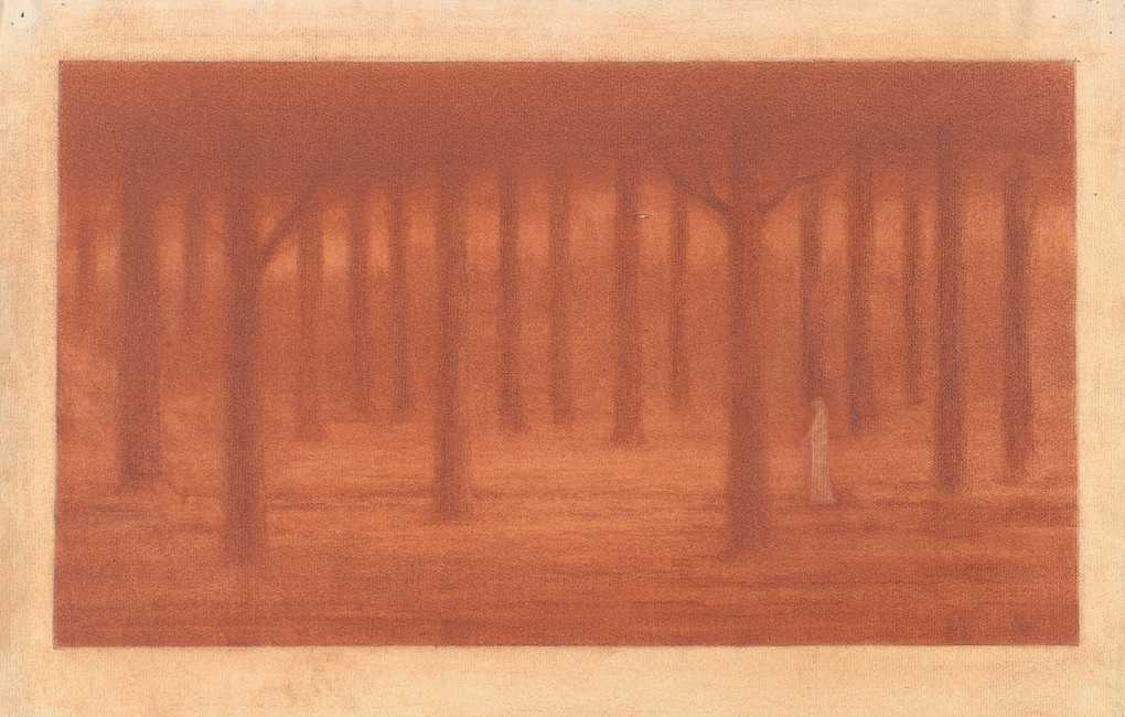 Lone Figure in a Forest (1911–24) -