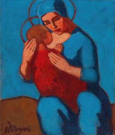 麦当娜马德雷`Madonna Madre (1929) by Artur Nikodem