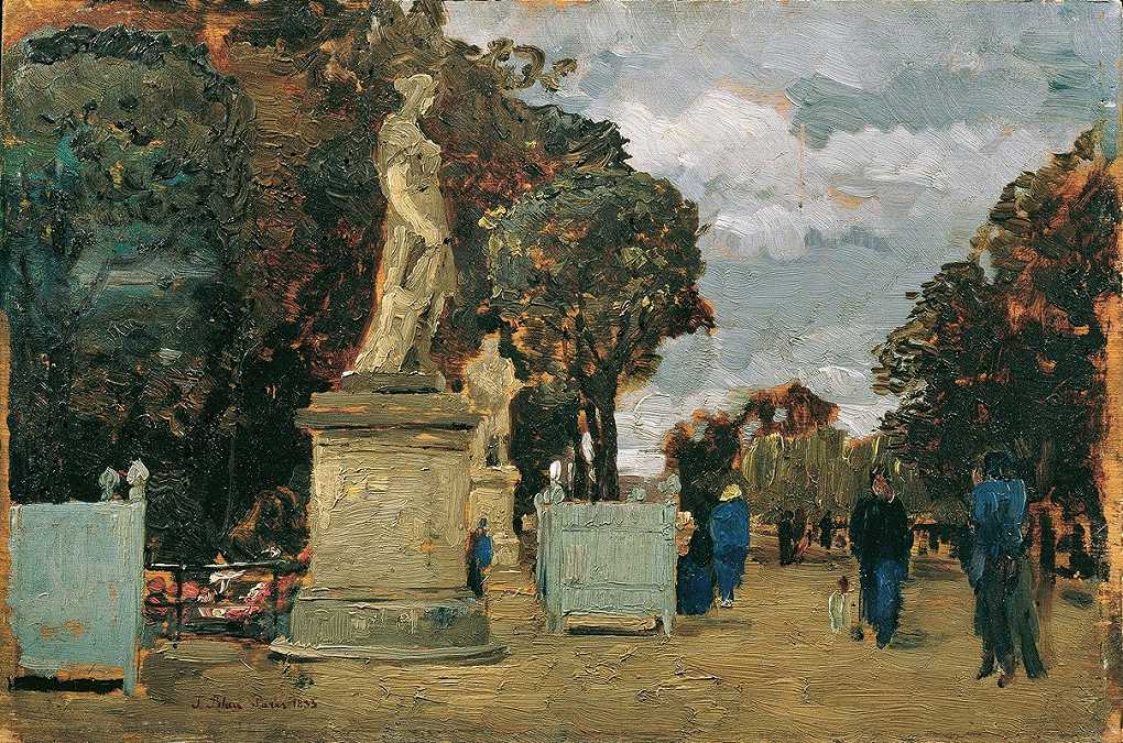 `Aus den Tuilerien – Grauer Tag (1883) -