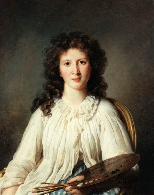 `Portrait dAdélaïde Binart, épouse Lenoir (1769`1832), peintre (1796) -