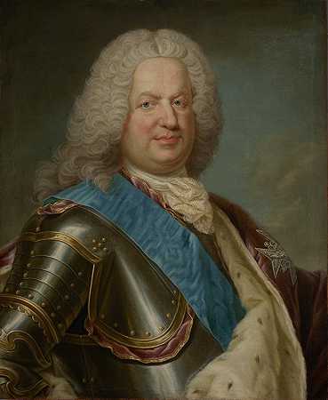StanislausLeszczyński肖像（1677-1766））`Portrait of Stanislaus Leszczyński (1677–1766)) (1725~1750) by Jean Girardet