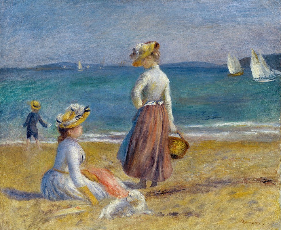`Figures on the Beach (1890) -
