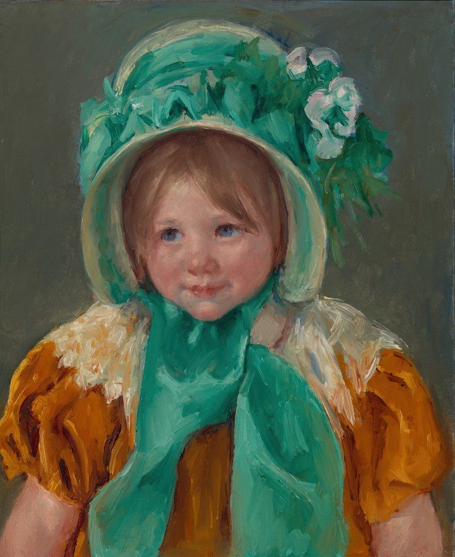`Sara in a Green Bonnet (ca. 1901) -