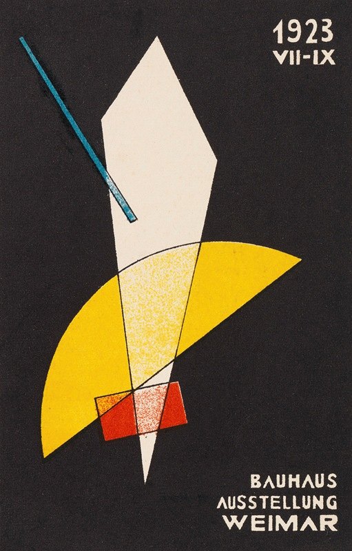 `Weimar Bauhaus Postkarten Nr 7 (1923) -