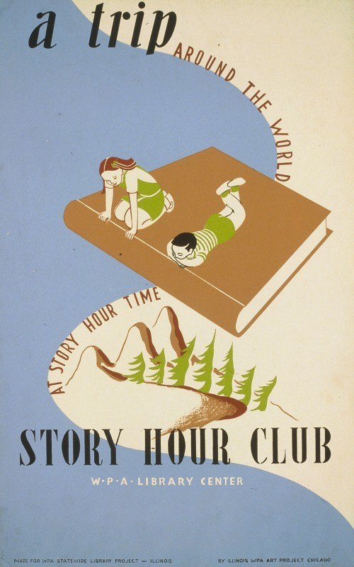 `A trip around the world at story hour time Story hour club (1936) -