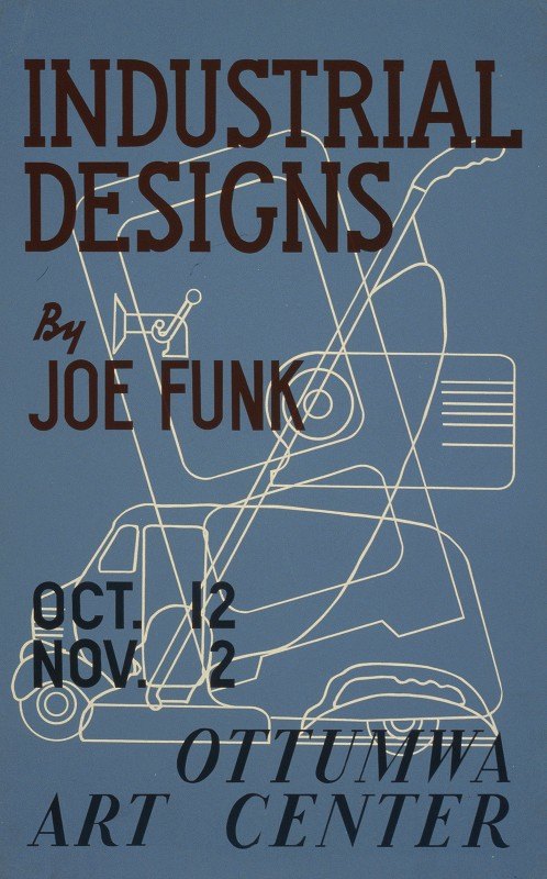 `Industrial designs by Joe Funk (1936) -