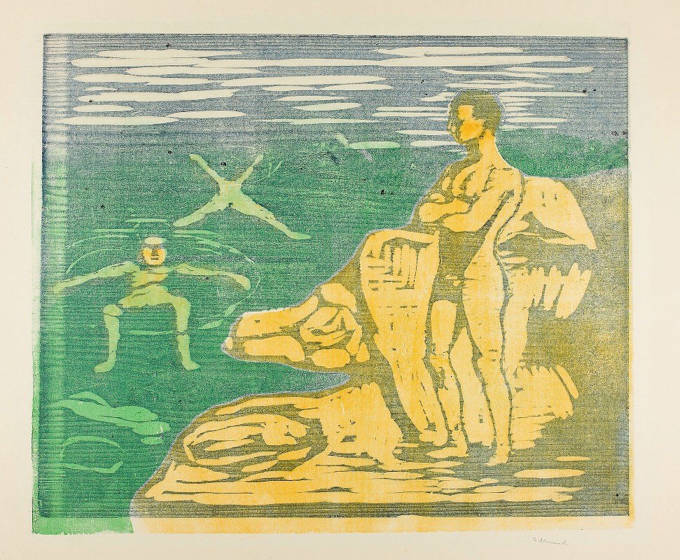 `Boys Bathing (1899) -