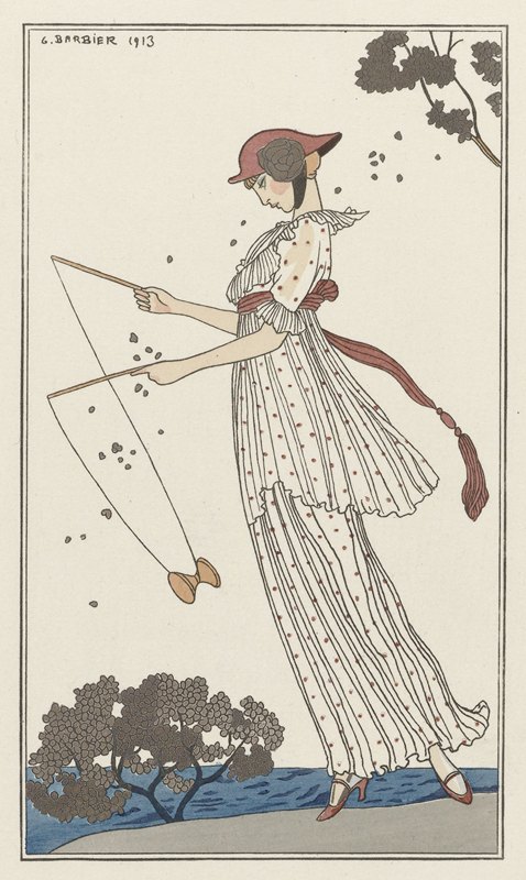 `Robe de linon imprimé (1913) -