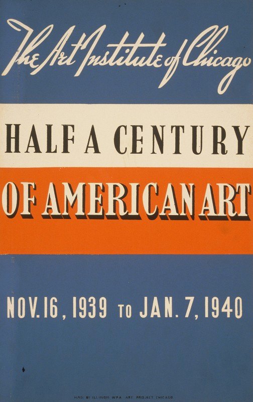 `Half a century of 美国艺术家 art (1939) -