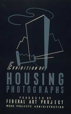 由M. Acquaviva的住房摄影师展览会`Exhibition of housing photographs (1936) by M. Acquaviva