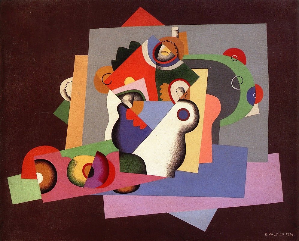 `Composition with flowers (1924) -