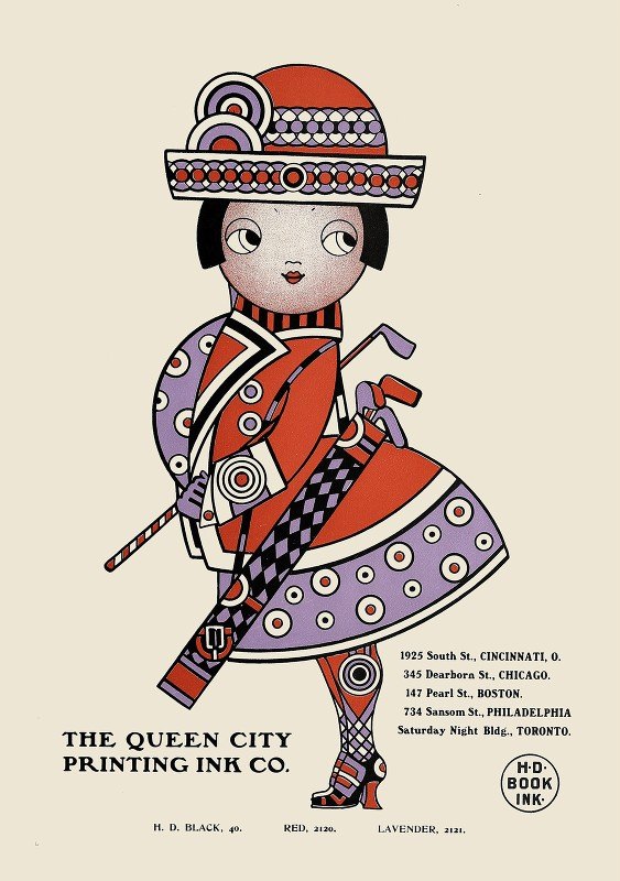 `Queen City Ink, Ad. 18 (1890`1913) -