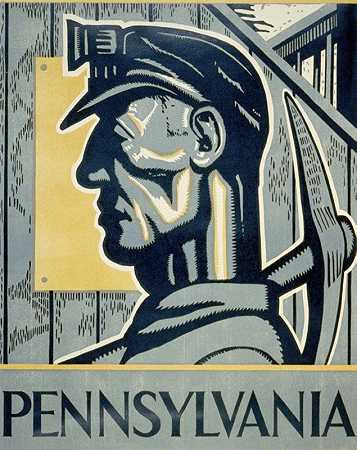 宾夕法尼亚州伊萨多尔佩斯夫`Pennsylvania (1936) by Isadore Posoff
