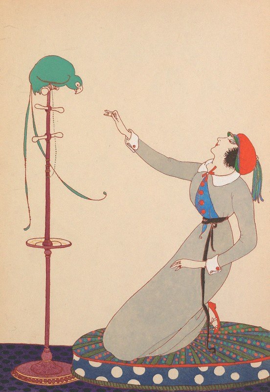 `La Dame et le Perroquet (1913) -