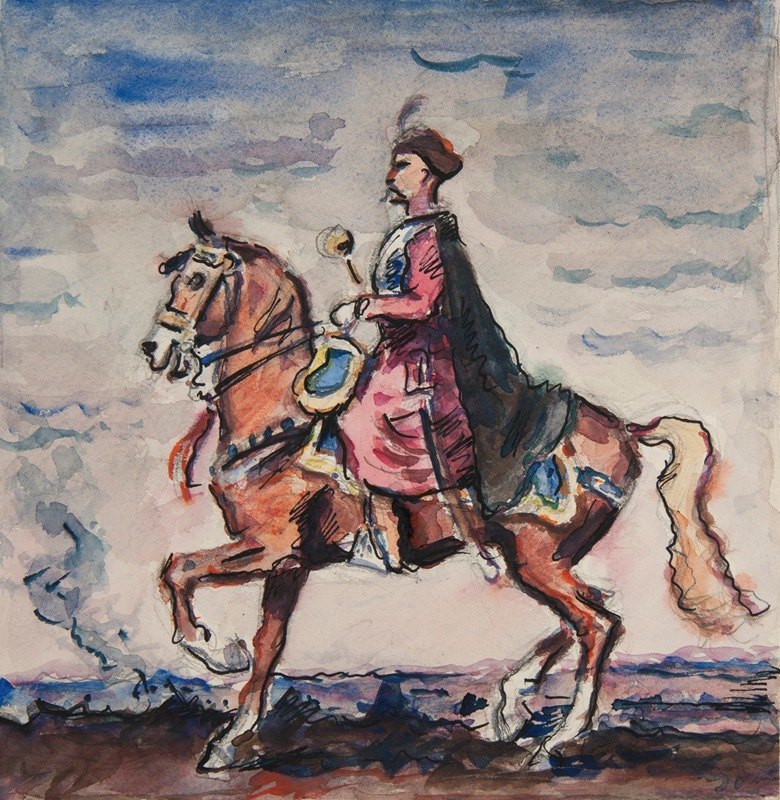 `hetman na koniu (Bohdan Zenobi Chmielnicki 1595 – 1657 ) (1929`1940) -