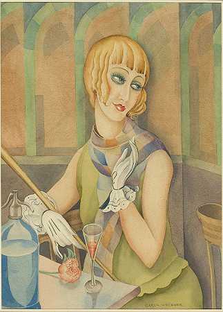 Lili Elbe.`Lili Elbe (1928) by Gerda Wegener