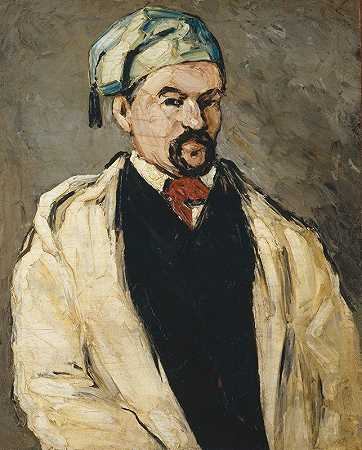 Antoine Dominique Sauveur Aubert（1817年出生），艺术家;叔叔`Antoine Dominique Sauveur Aubert (born 1817), the Artists Uncle (1866) by Paul Cézanne