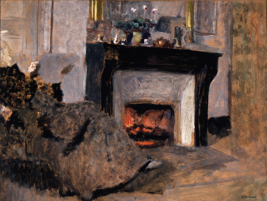 `The Fireplace (1901) -