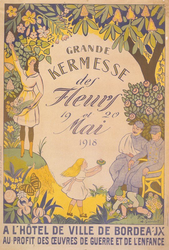 `Grande kermesse des fleurs 19 et 20 mai 1918 (1918) -