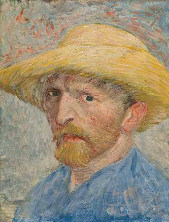 自画像`Self~Portrait (1887) by Vincent van Gogh