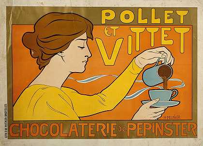 Pollet和Vittet.`Pollet Et Vittet (1896) by Georges Meunier