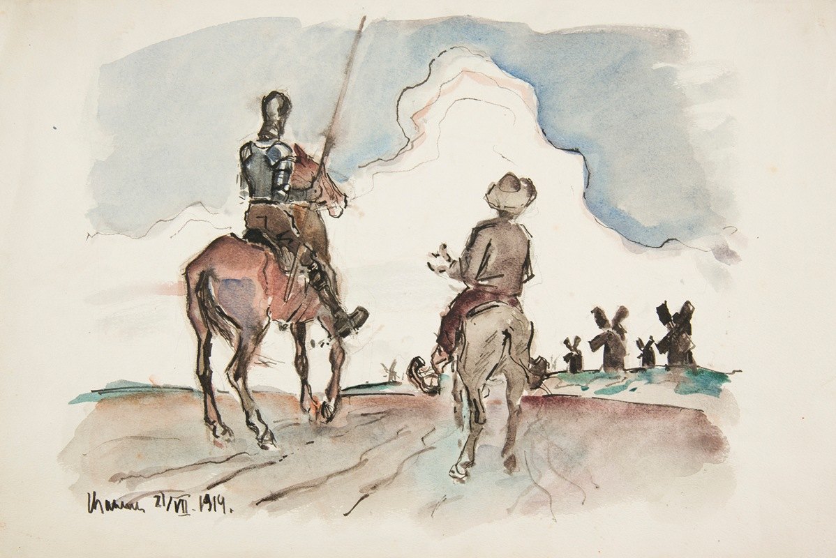 `Don Kichot i Sancho Pansa (1914) -