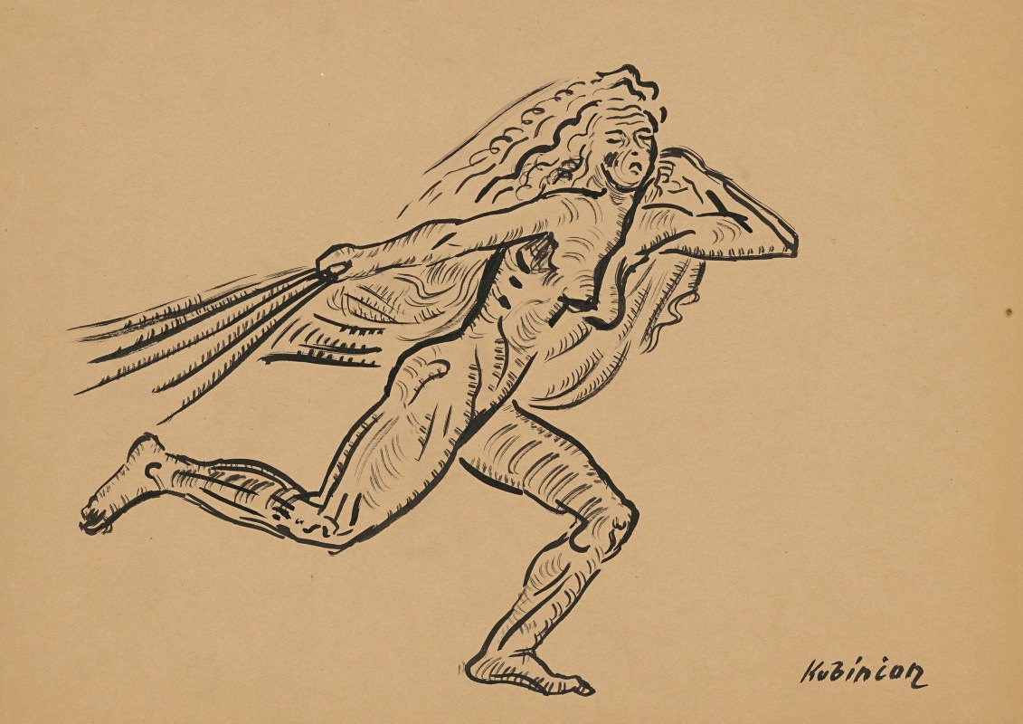 `Female figure (Wind) (1915) -