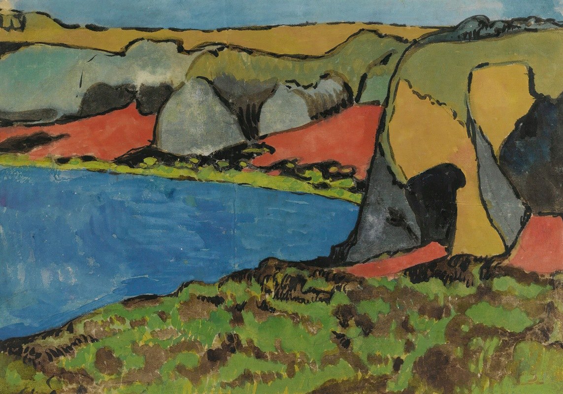 `Paysage Breton, La Petite Anse (Ca 1889`90) -