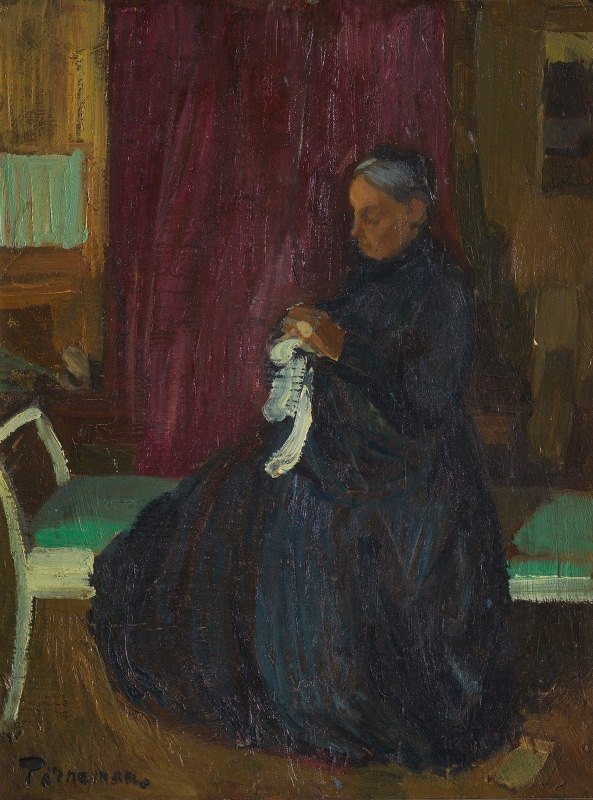 老太太`
Older Woman (Ca 1910)  by Axel Törneman