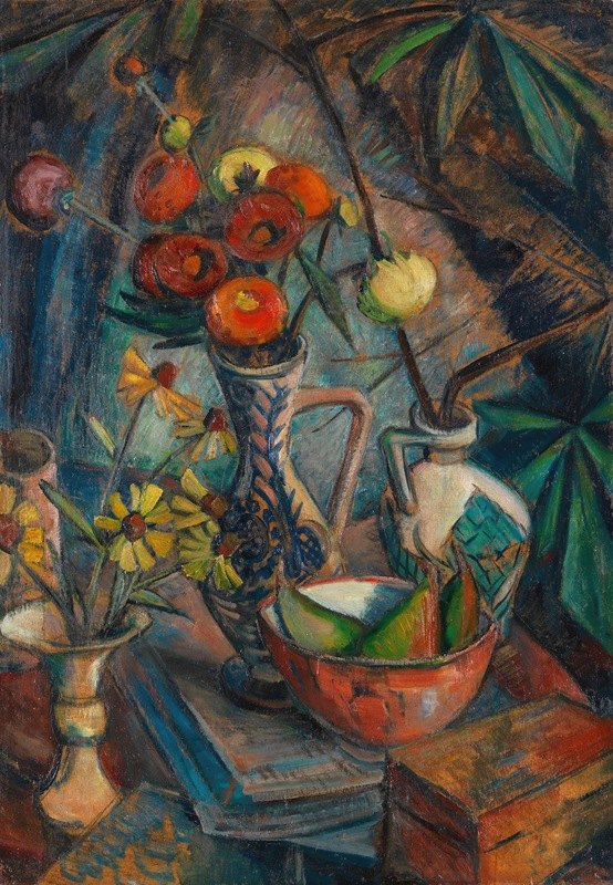 `Stilleben mit Blumen (1920) -