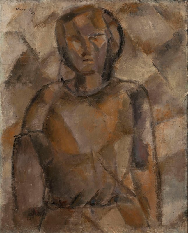 女孩`
Girl (1913)  by Tadeusz Makowski