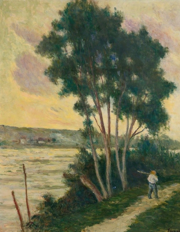 `Sandrecourt, Le Chemin Au Bord De La Rivière (1936) -