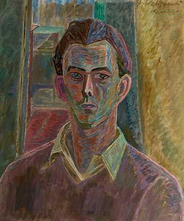 自画像`Self~portrait (1936) by Zygmunt Waliszewski
