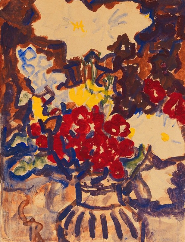 `Bunter Sommerblumenstrauß (1915) -