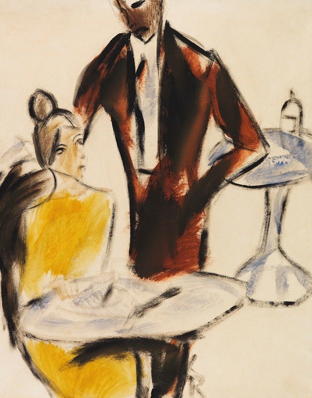 `Paar (Szene im Café) (1912) -
