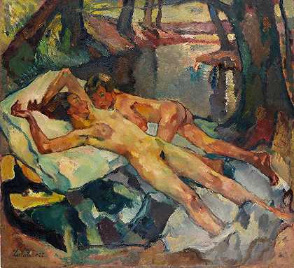 Ein Sommertag.`Ein Sommertag (1925) by Leo Putz