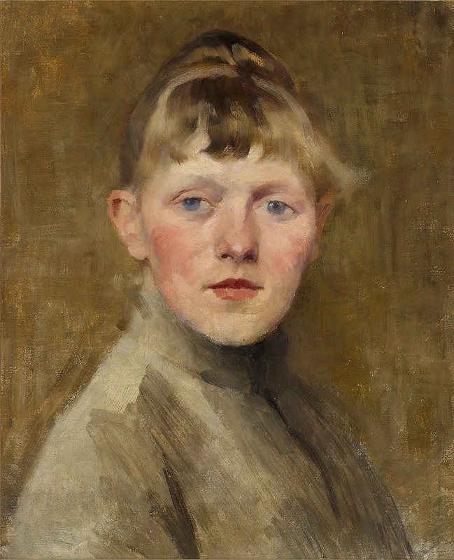 `Self`Portrait (1884 ` 1885) -