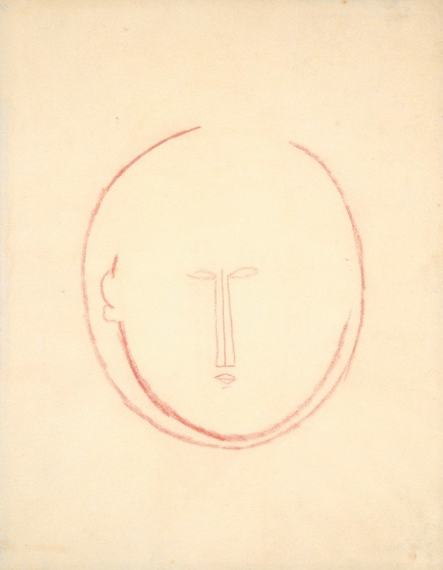 `Frontaler runder Kopf (1914`15) -