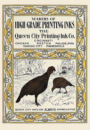 总是欣赏大号城市墨水`Queen City Inks Are Always Appreciated (1891)